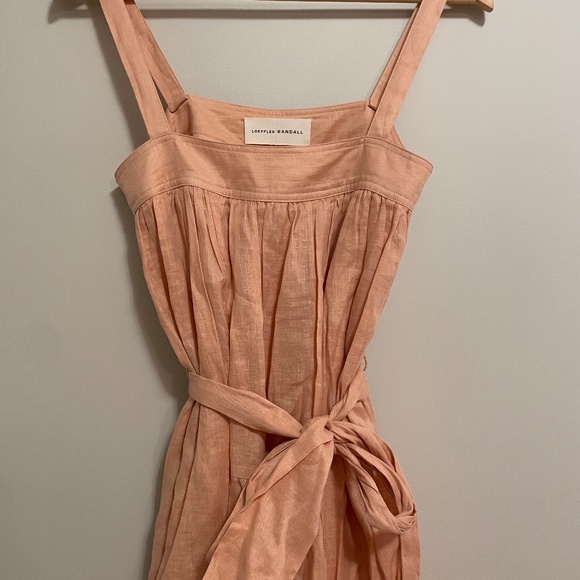 Loeffler Randall Marianna Blush Tiered Dress - Picture 3 of 9